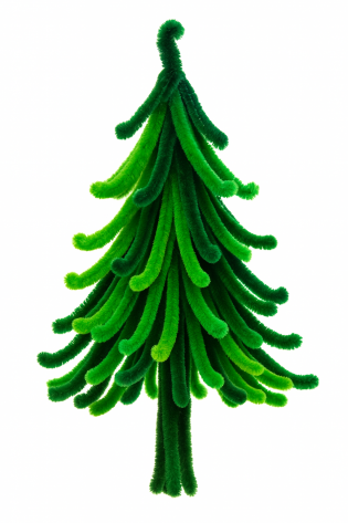 Dekor. vielutės ŽALIŲ atspalvų 30cm 200vnt