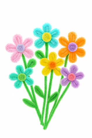 Dekor. vielutės MIX 30cm 300vnt