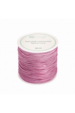 Nailoninė virvelė 8mm 50m rausva
