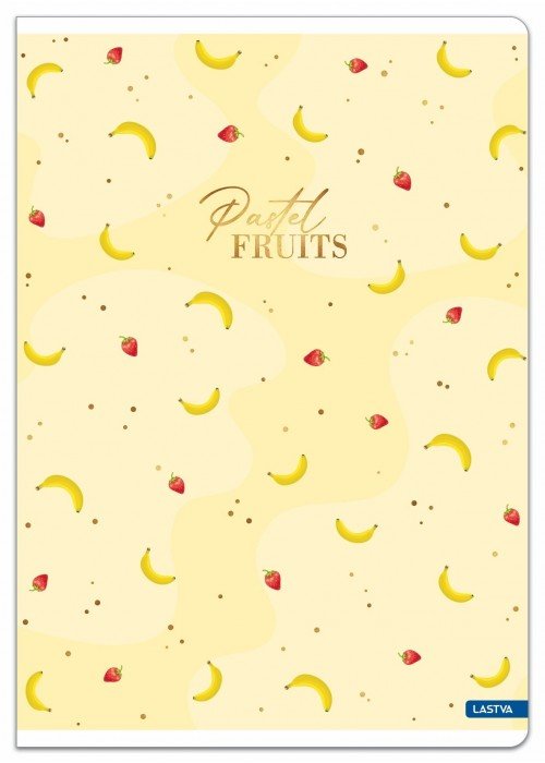 Sąsiuvinis(platus) PASTEL FRUITS A5 48lap. 80g lang.