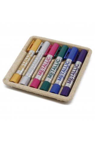 Pieštukinis guašas PLAYCOLOR Metallic Packet 6 sp.