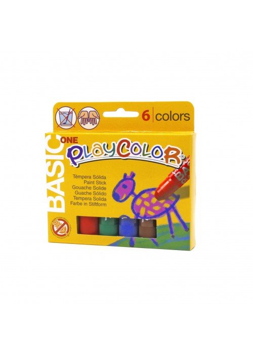 Pieštukinis guašas PLAYCOLOR Basic one 6 sp.