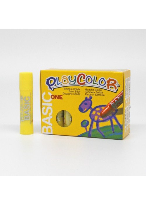 Pieštukinis guašas PLAYCOLOR Basisc one šv. geltonas