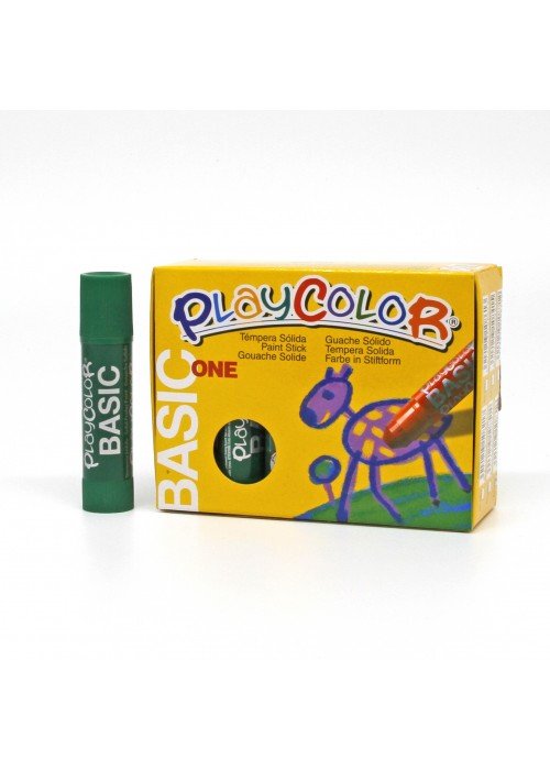 Pieštukinis guašas PLAYCOLOR Basic one tam. žalias