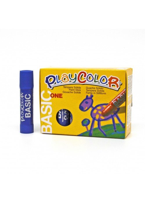 Pieštukinis guašas PLAYCOLOR Basic one tam. mėlynas