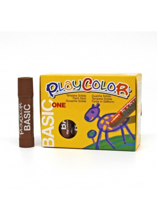 Pieštukinis guašas PLAYCOLOR basic one rudas