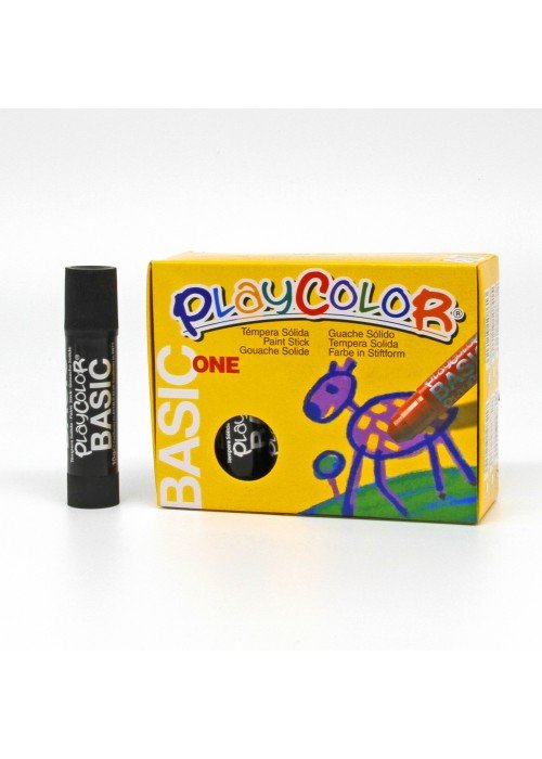 Pieštukinis guašas PLAYCOLOR Basic one juodas
