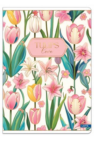 Sąsiuvinis A5 52lap. 80g TULIPS lang.