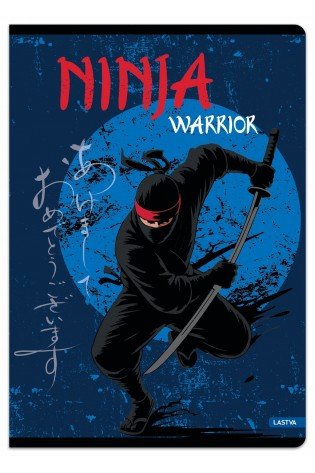 Sąsiuvinis A5 52lap. 80g NINJA WARRIOR lang.