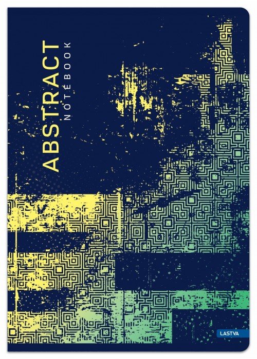 Sąsiuvinis A4 80lap. 70g ABSTRACT lang.