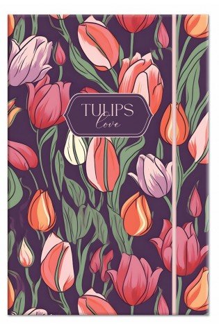 Aplankas su guma TULIPS 220x320x30mm