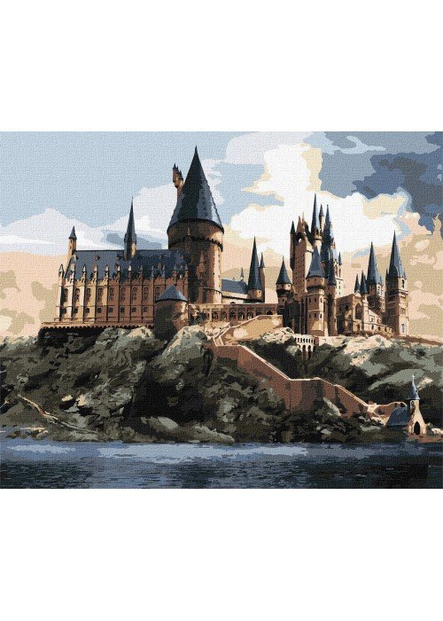 Tapyba pagal skaičius: "HARIS PORETIS" Hogvartas dieną Warner Bros 40x50 dėžutėje
