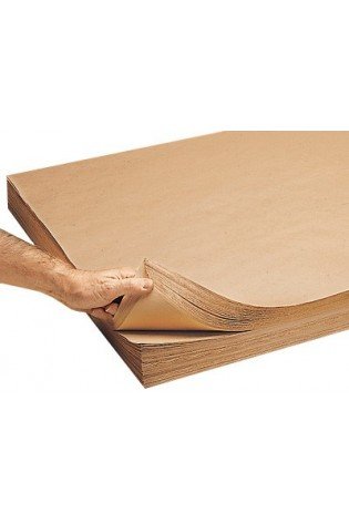 Kraft popierius100g105x126cm rudas linij