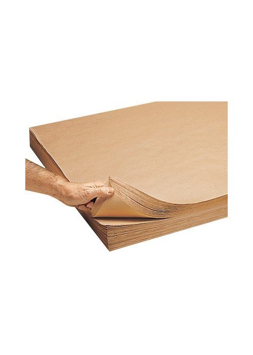 Kraft popierius100g105x126cm rudas linij
