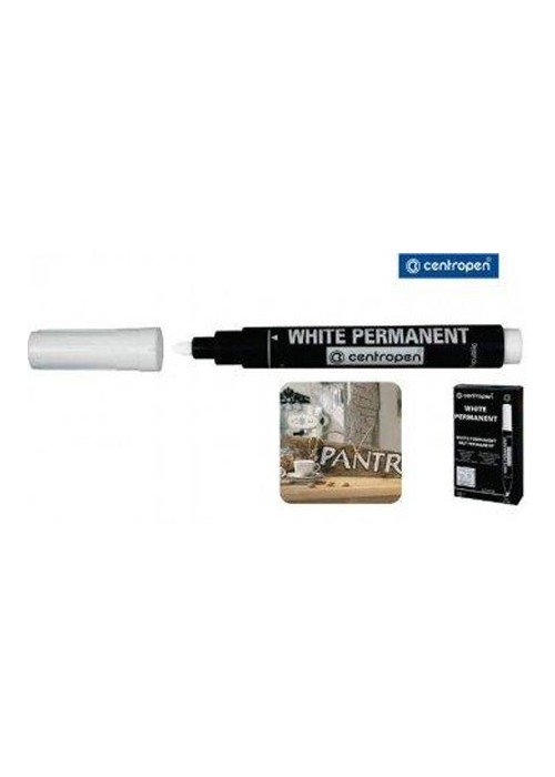 Žymeklis permanentinis baltas 2,5mm Centropen