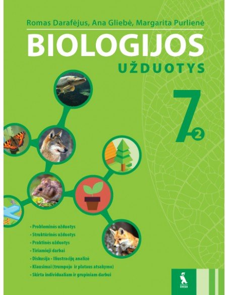 Biologija. Užduotys 7 Klasei, 2-asis Sąsiuvinis - Ugdymui.lt