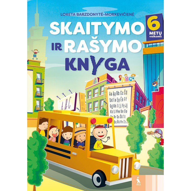 Skaitymo ir rašymo knyga 6 metų vaikams