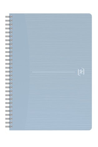 Perdirbtas sąsiuvinis su spirale OXFORD Rec’Up, A5, 90 lapų, 90 gsm, langeliais