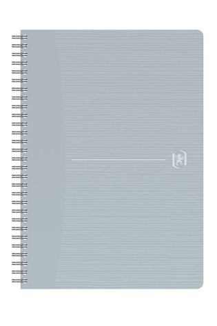 Perdirbtas sąsiuvinis su spirale OXFORD Rec’Up, A5, 90 lapų, 90 gsm, linijomis