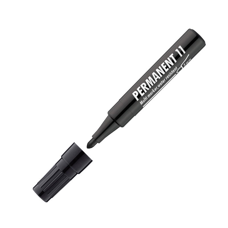 Permanentinis žymeklis ICO 11, 3 mm, JUODA Permanentinis žymeklis ICO 11, 3 mm, JUODA