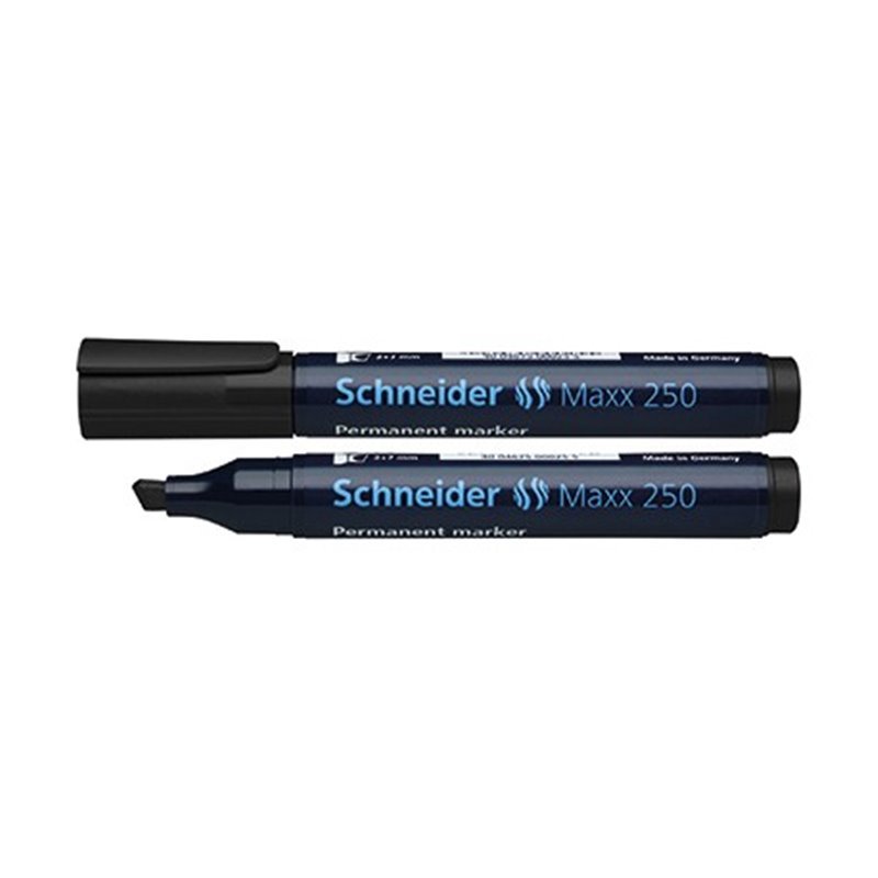Permanentinis žymeklis SCHNEIDER MAXX 250, juodas Permanentinis žymeklis SCHNEIDER MAXX 250, juodas
