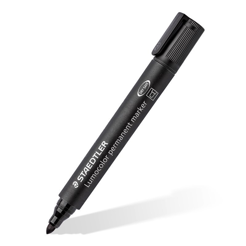 Permanentinis žymeklis STAEDTLER LUMOCOLOR 352, JUODA Permanentinis žymeklis STAEDTLER LUMOCOLOR 352, JUODA