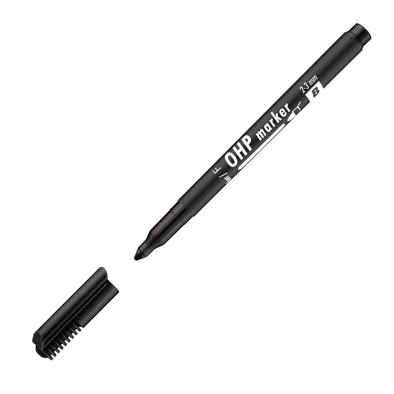 Permanentinis žymeklis ICO OHP, 1 – 1,5 mm, JUODA Permanentinis žymeklis ICO OHP, 1 – 1,5 mm, JUODA