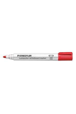 Žymeklis baltai lentai STAEDTLER LUMOCOLOR 351, 2 mm, RAUDONA