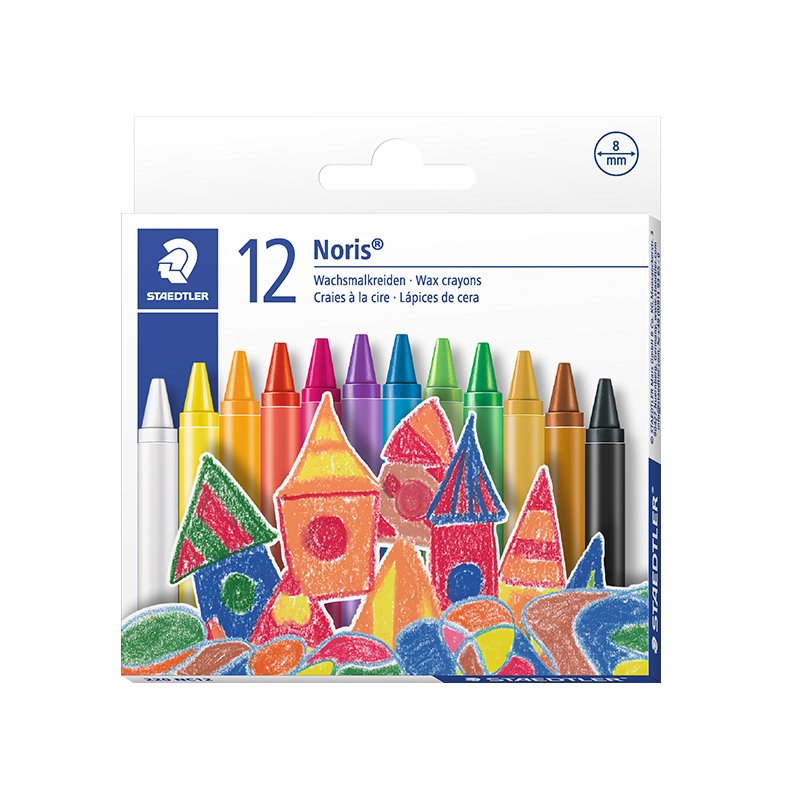 Vaškinės kreidelės STAEDTLER NORIS CLUB Vaškinės kreidelės STAEDTLER NORIS CLUB