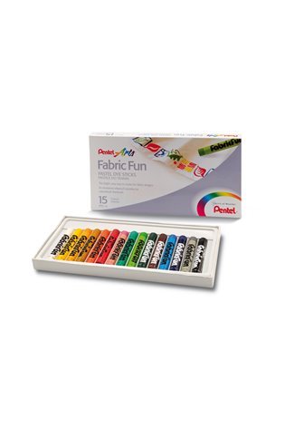 Pastelės audiniams PENTEL ARTS PTS 15 spalvos