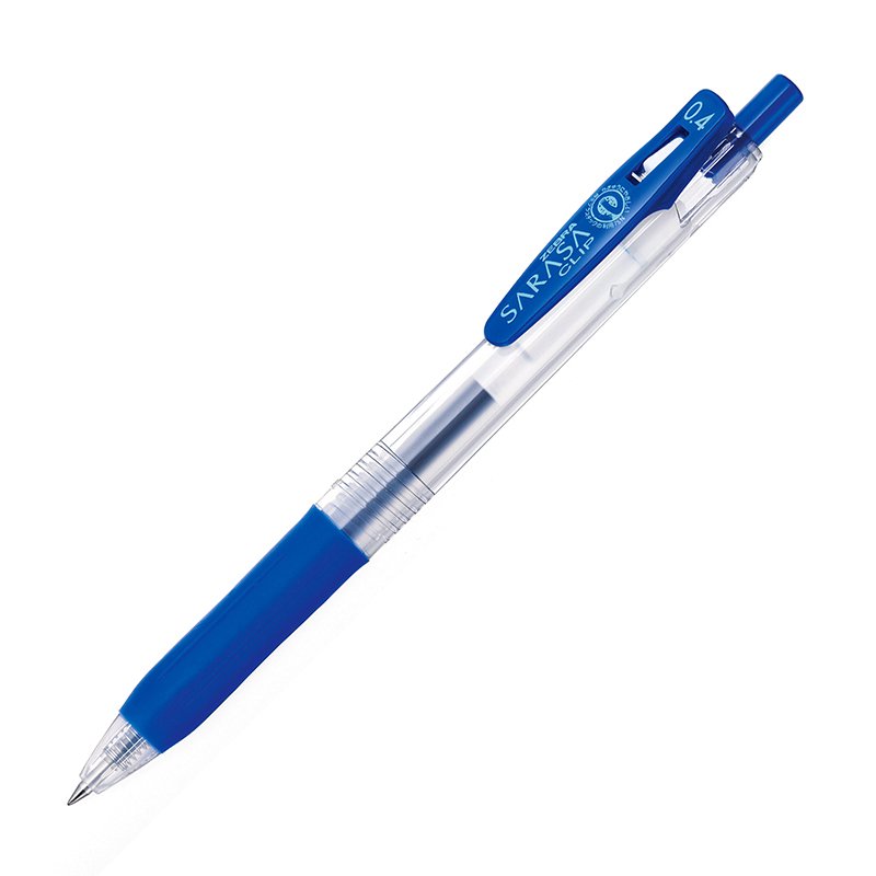 Rašiklis ZEBRA SARASA CLIP 0,4 mm, mėlyna Rašiklis ZEBRA SARASA CLIP 0,4 mm, mėlyna