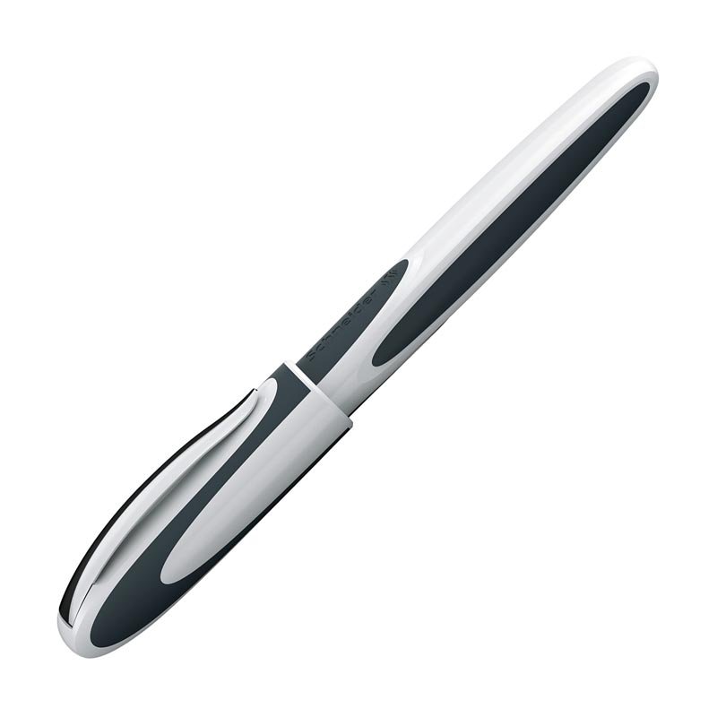 Plunksnakotis SCHNEIDER RAY , 0,7mm, baltos/tamsiai pilkos sp. korpusas, mėlynas rašalas Plunksnakotis SCHNEIDER RAY , 0,7mm, baltos/tamsiai pilkos sp. korpusas, mėlynas rašalas