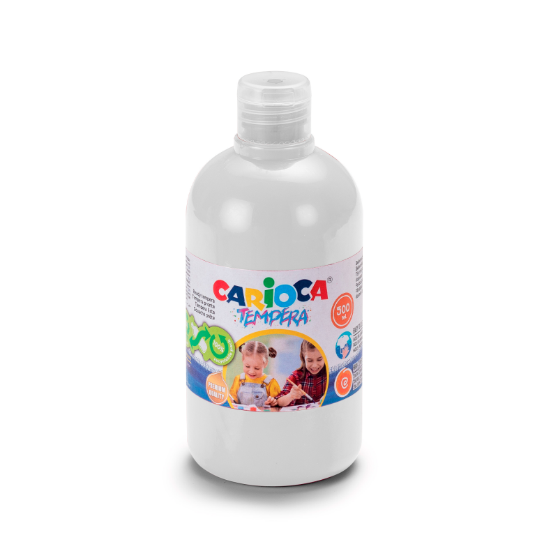 Dažai buteliuke CARIOCA, 500 ml, balta sp.