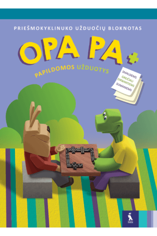 OPA PA +. Priešmokyklinuko užduočių bloknotas