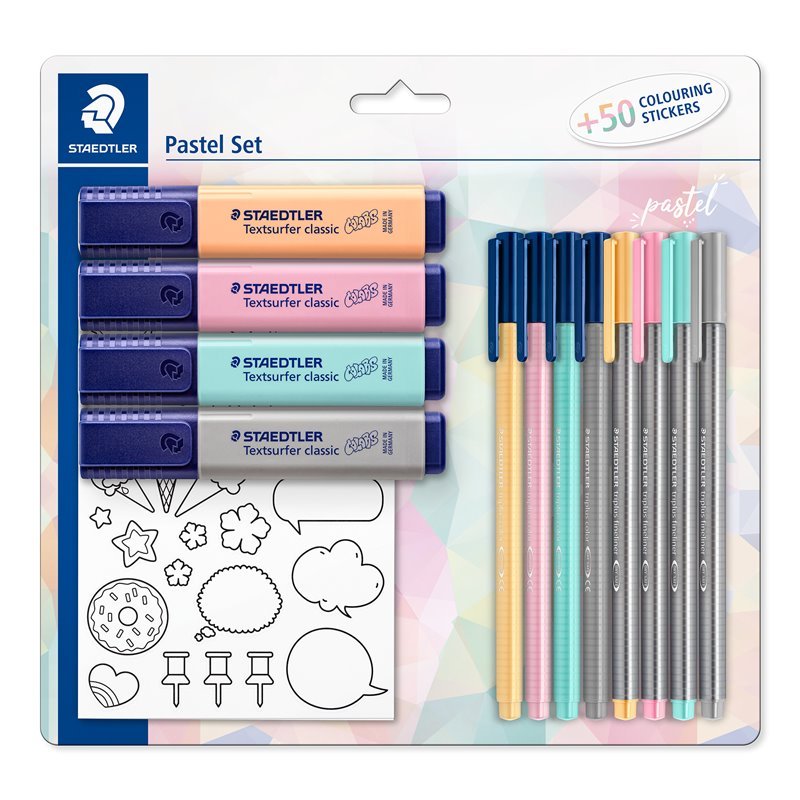 Rinkinys STAEDTLER Pastel blisteryje