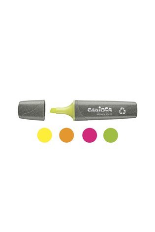 Teksto žymekliai CARIOCA ECOFAMILY MEMOLIGHT, 5 mm, 4 vnt.