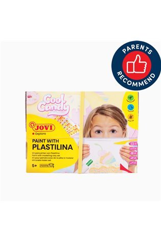 Spalvinimo plastilinu rinkinys JOVI COOL CANDY, su priedais