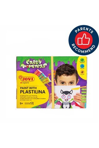 Spalvinimo plastilinu rinkinys JOVI CRAZY MONSTER, su priedais