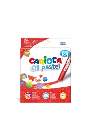 Aliejinės pastelės CARIOCA Maxi, 24 vnt.