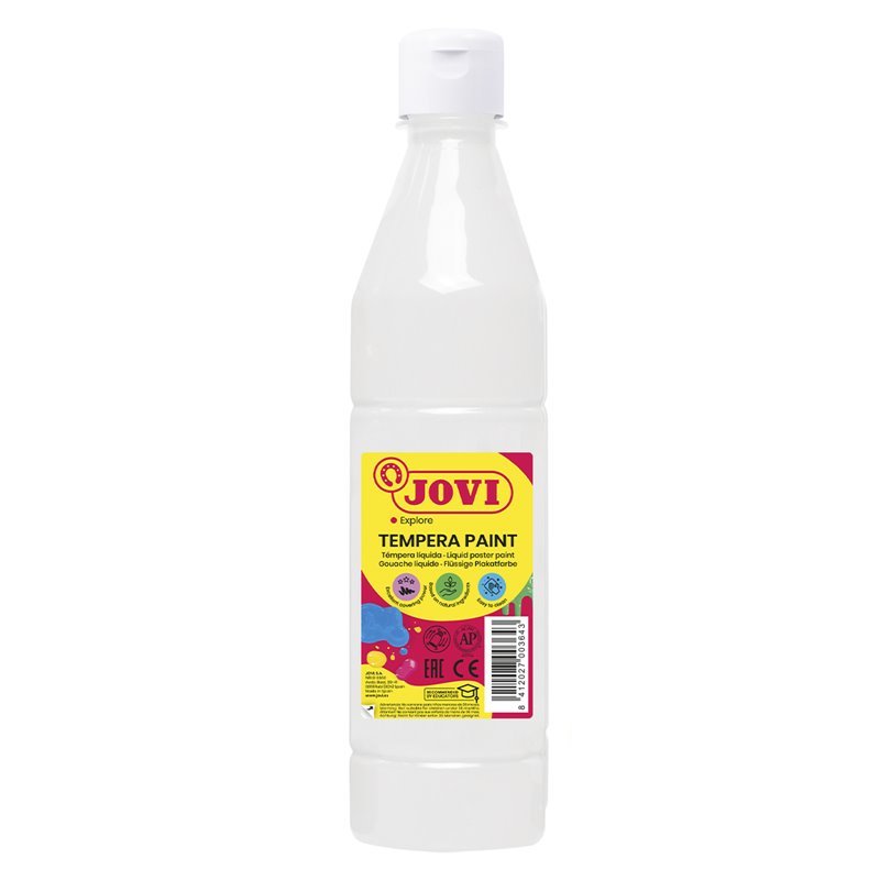 Skystas guašas buteliuke JOVI 500 ml, balta sp.