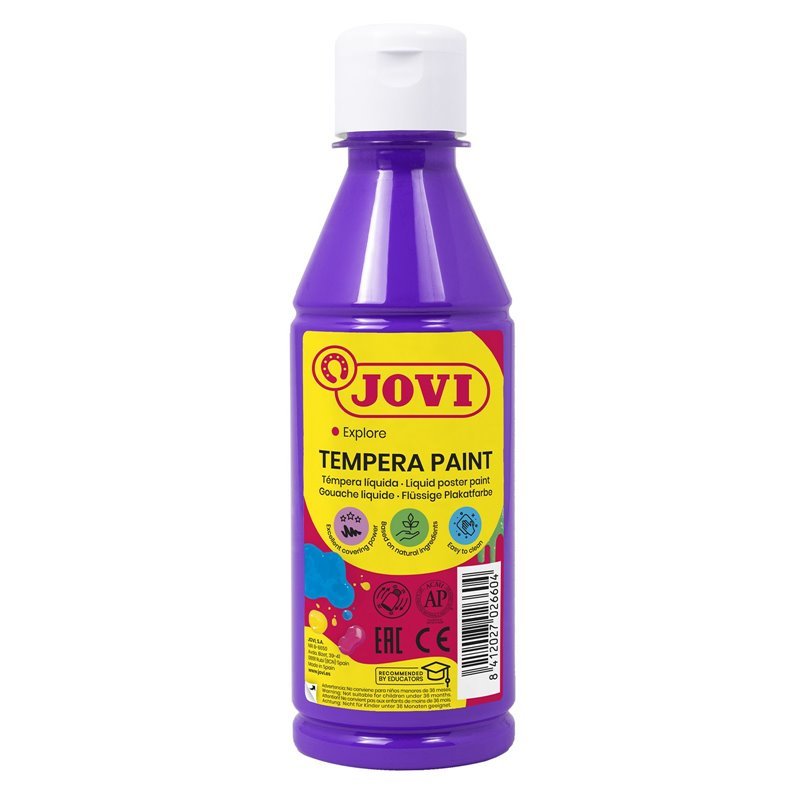 Skystas guašas buteliuke JOVI, 500 ml, violetinė sp.