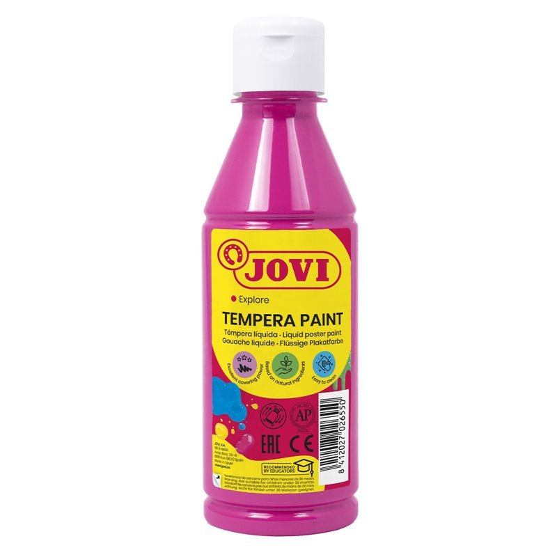 Guašas buteliuke JOVI 1000 ml, rožinė sp. (magenta)