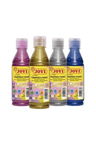 Tempera dažai JOVI, 250ml, geltonos sp., blizgūs