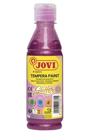 Tempera dažai JOVI, 250ml, rožinės sp., blizgūs