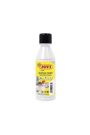 Akriliniai dažai JOVI, 250ml, baltos sp.