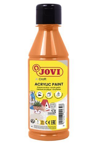 Akriliniai dažai JOVI, 250ml, oranžinės sp.