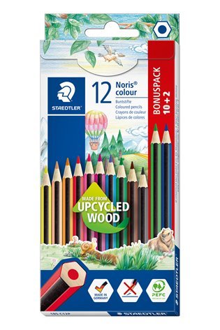 Spalvoti pieštukai STAEDTLER Noris Colour, 12 vnt.