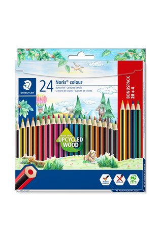 Spalvoti pieštukai STAEDTLER Noris Colour, 24 vnt.