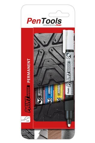 Permanentinis Žymeklis Pentel Tool Paint MMP20, 3mm, 4 vnt, įvairių spalvų