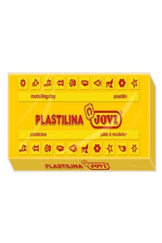 Plastilinas JOVI, 350g. tamsiai geltonos sp.